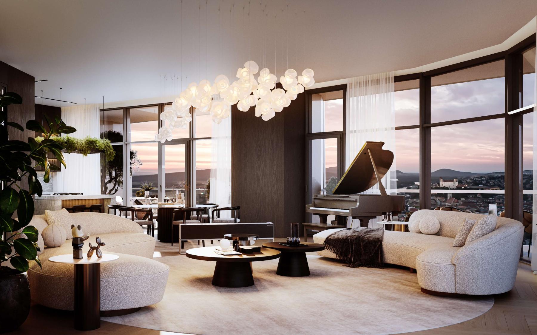 Eurovea Tower interiér